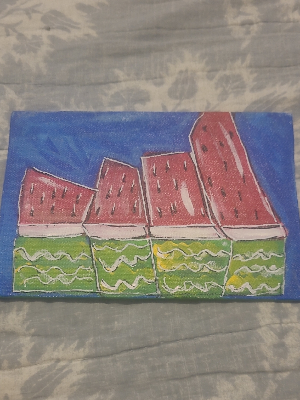 Hand-Painted Canvas ××ANY OF MY $10 LISTINGS  CAN BE BUNDLED THREE FOR $15.